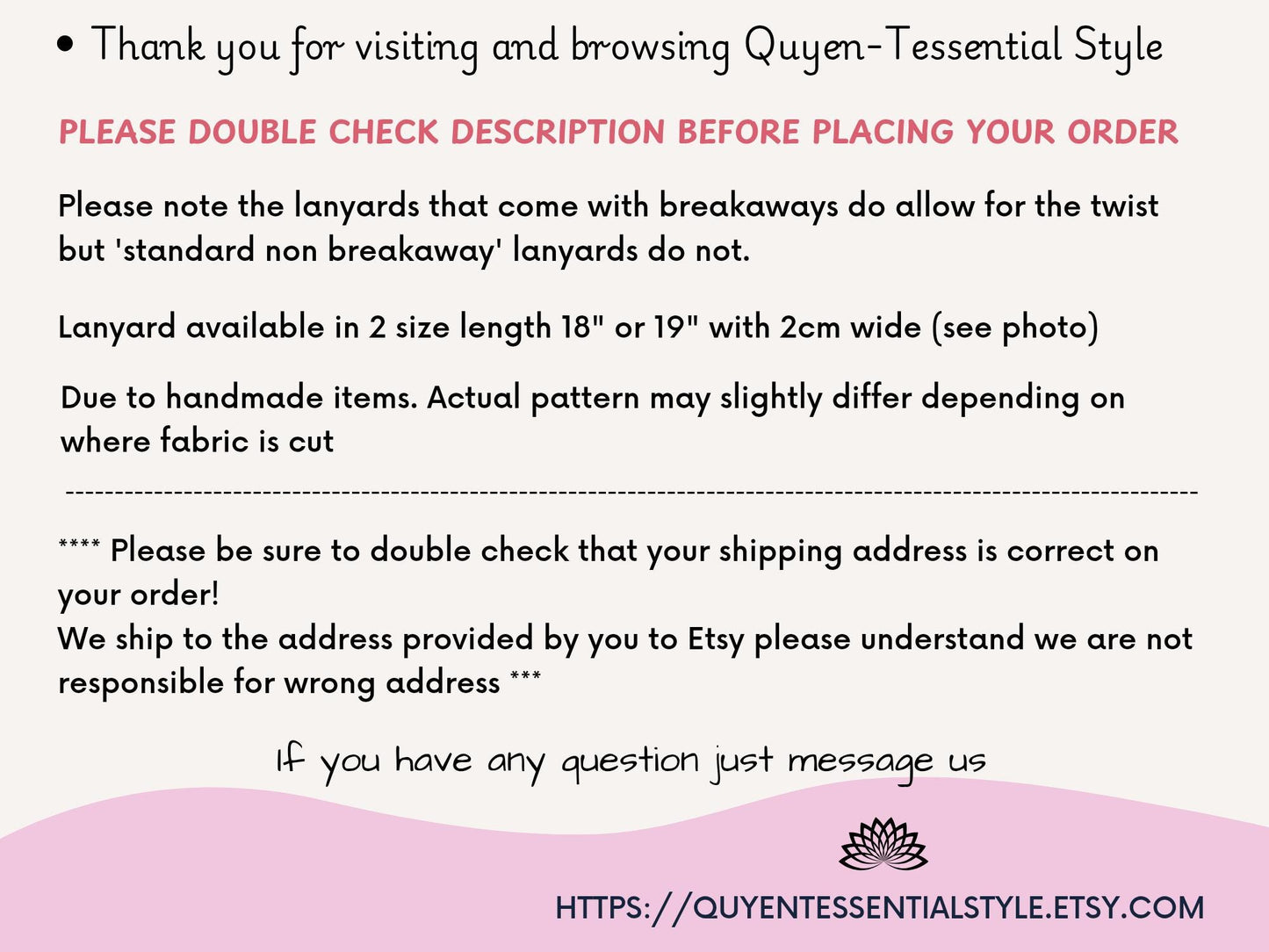 Liberty Floral Pen Loop Lanyard | Tana Lawn Cotton ID Badge Holder | Glasses & Pen Keychain