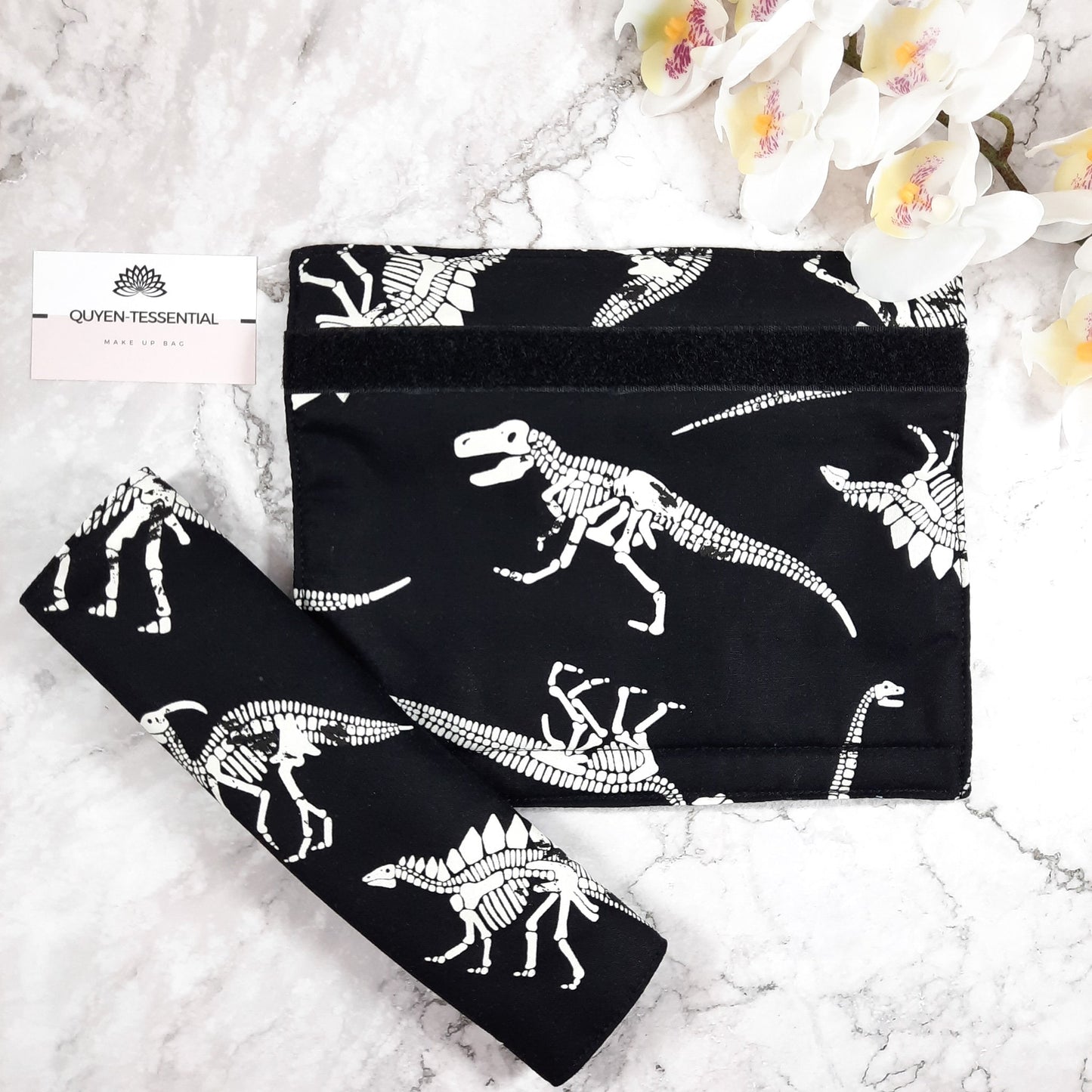 Dinosaur Skeletons Seat Belt Cover Cotton Shoulder Pad, Car Accessory, Travel Accessories