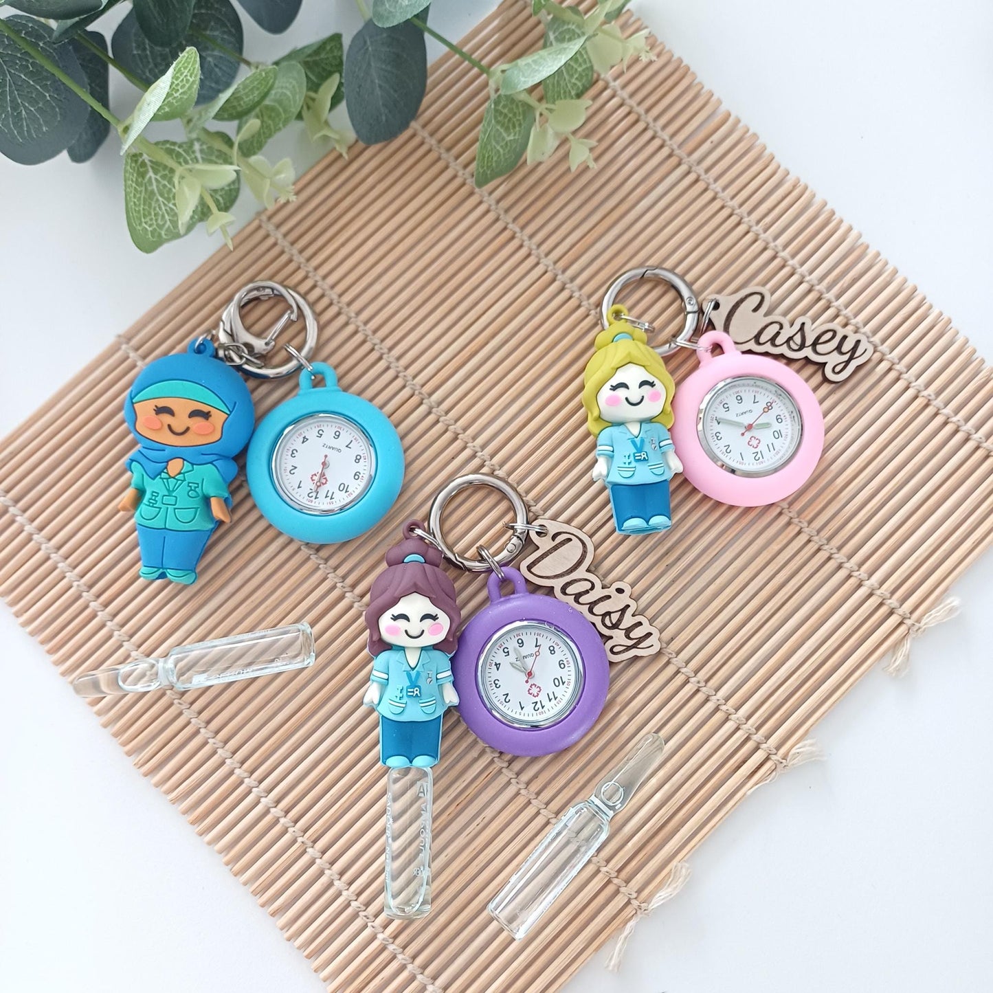 Personalised Ampoule Opener / Fob Watch – Custom Nurse, Midwife & Paramedic Gift – Healthcare Professional