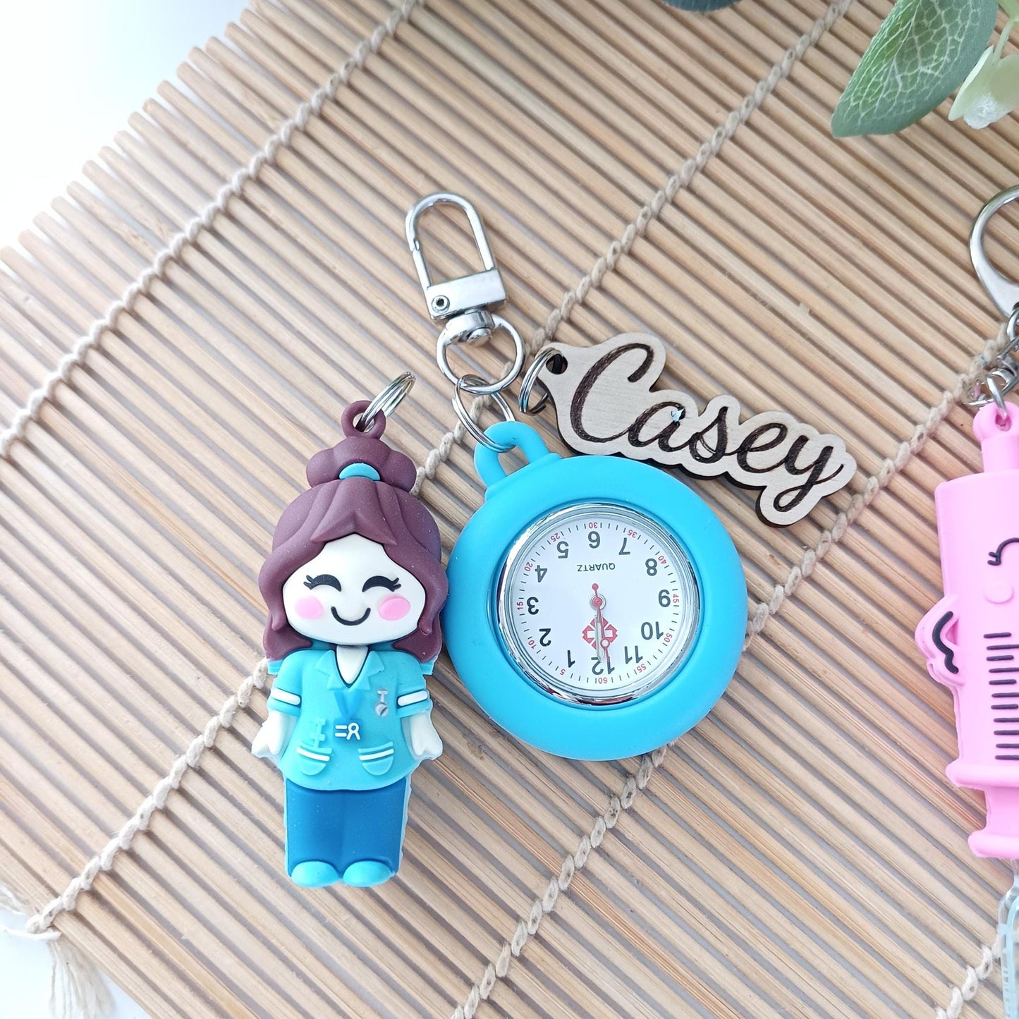 Personalised Ampoule Opener / Fob Watch – Custom Nurse, Midwife & Paramedic Gift – Healthcare Professional
