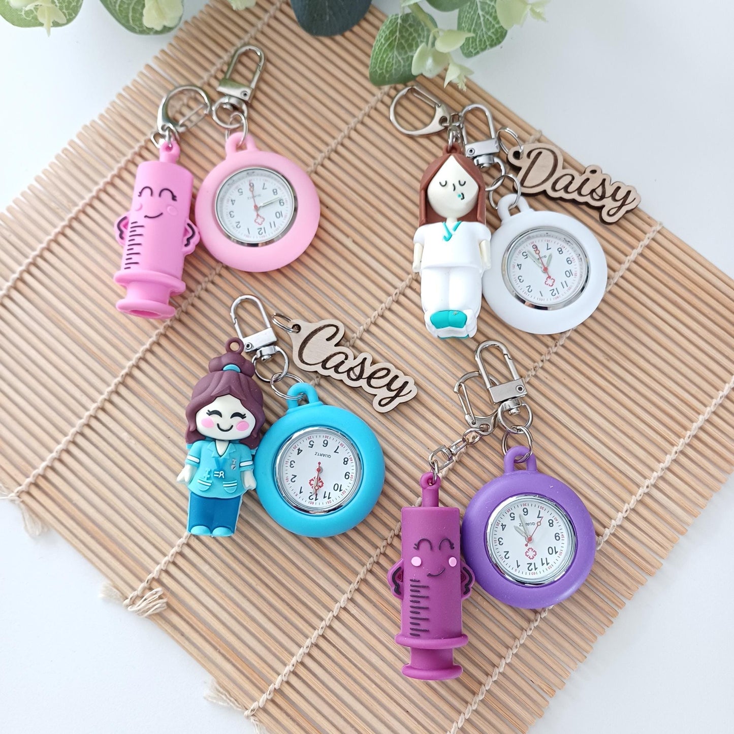 Personalised Ampoule Opener / Fob Watch – Custom Nurse, Midwife & Paramedic Gift – Healthcare Professional