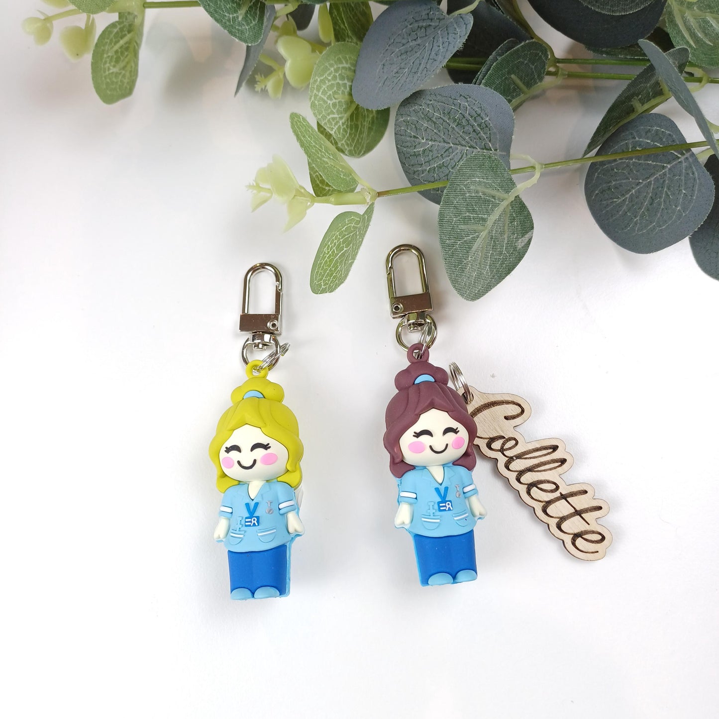Personalized Midwife Ampoule Opener Keyring – Cervical Dilation Beads Visual Training Tool