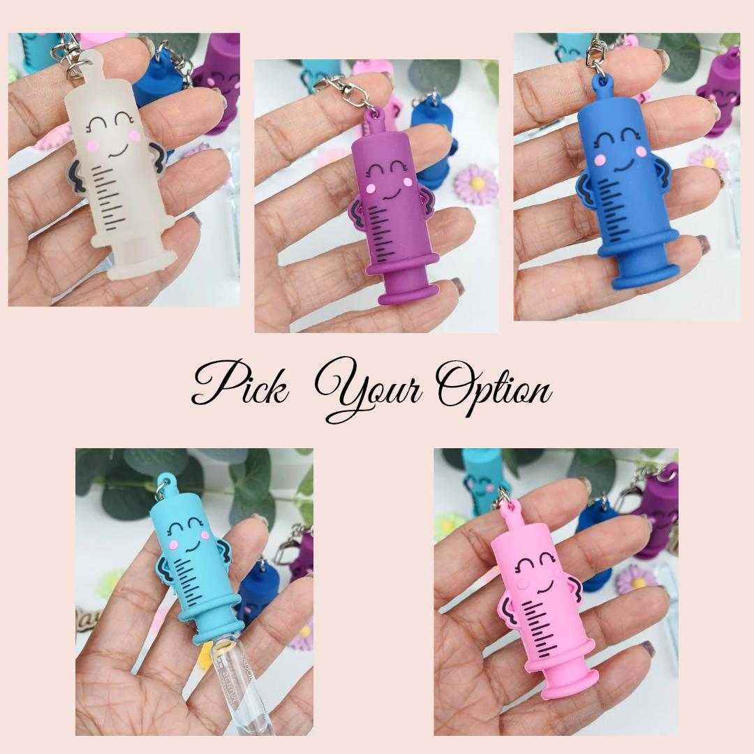 Personalized Midwife Ampoule Opener Keyring – Cervical Dilation Beads Visual Training Tool