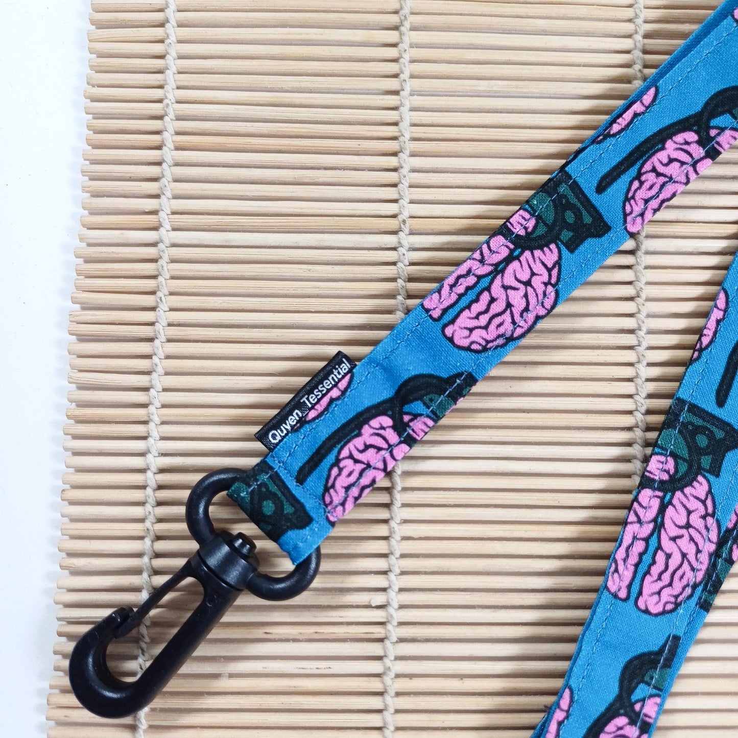 Brain Pattern Cotton Lanyard – Medical, Neuroscience, Healthcare ID Holder