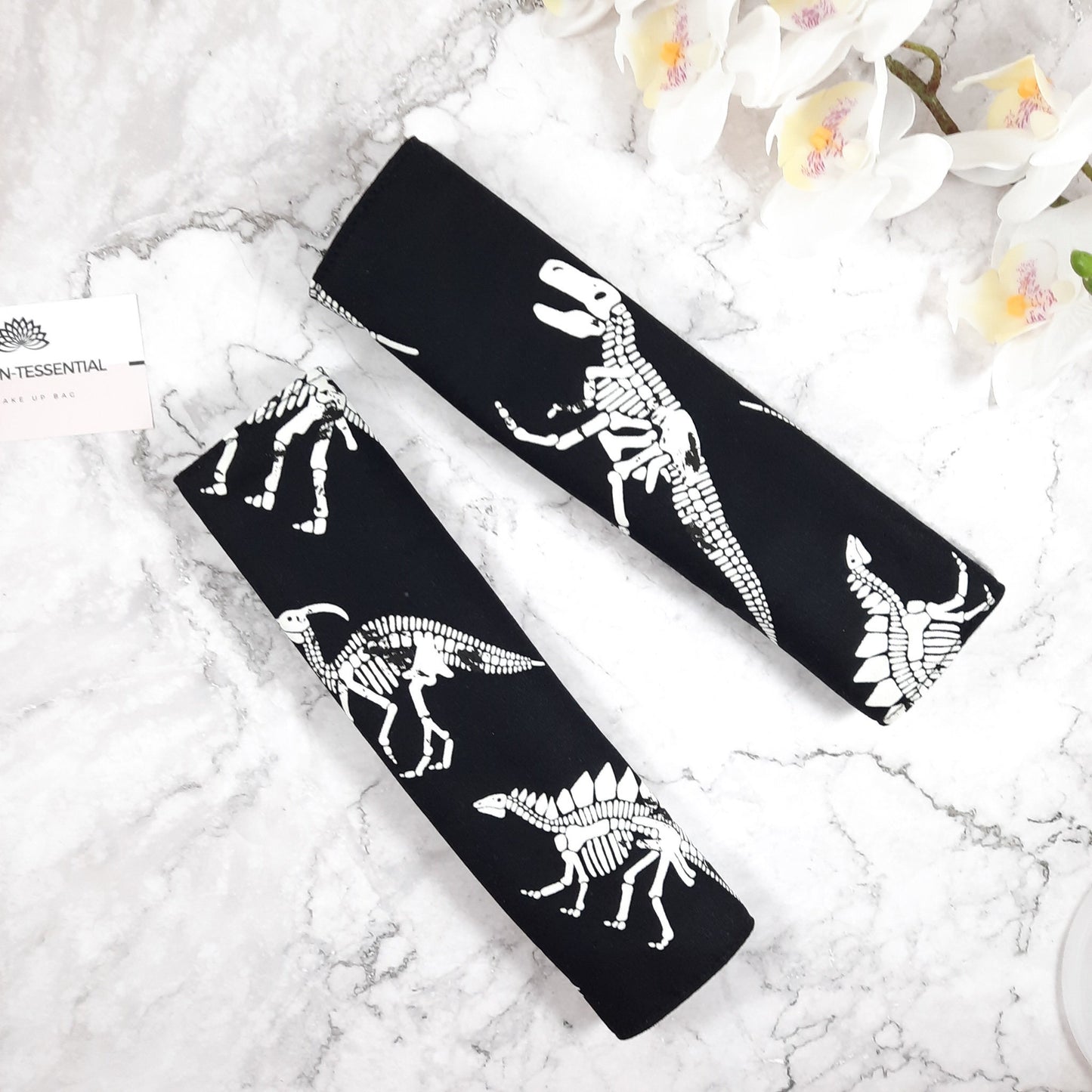 Dinosaur Skeletons Seat Belt Cover Cotton Shoulder Pad, Car Accessory, Travel Accessories