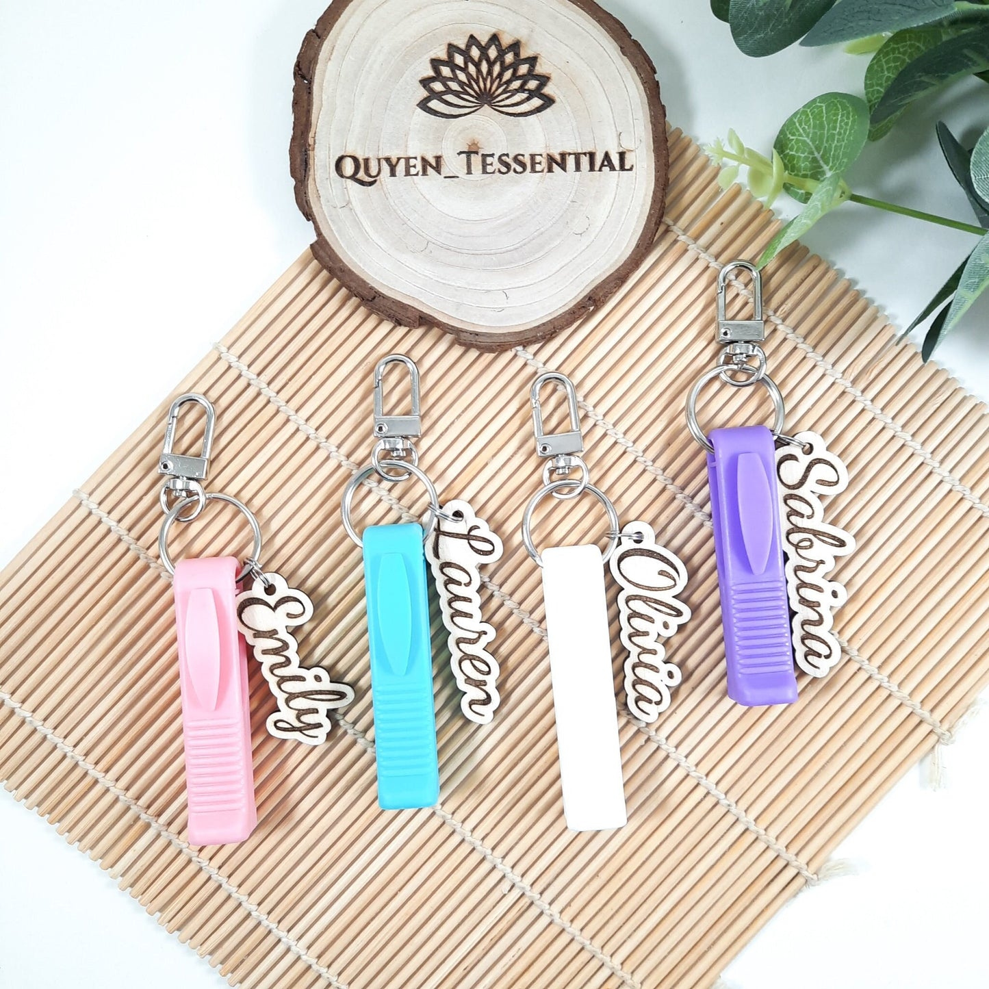 Boho Names Ampoule opener keyring - Personalised Vial opener - Lanyard/ badge reel accessories - Student Midwife / Nurse / Doctor gift