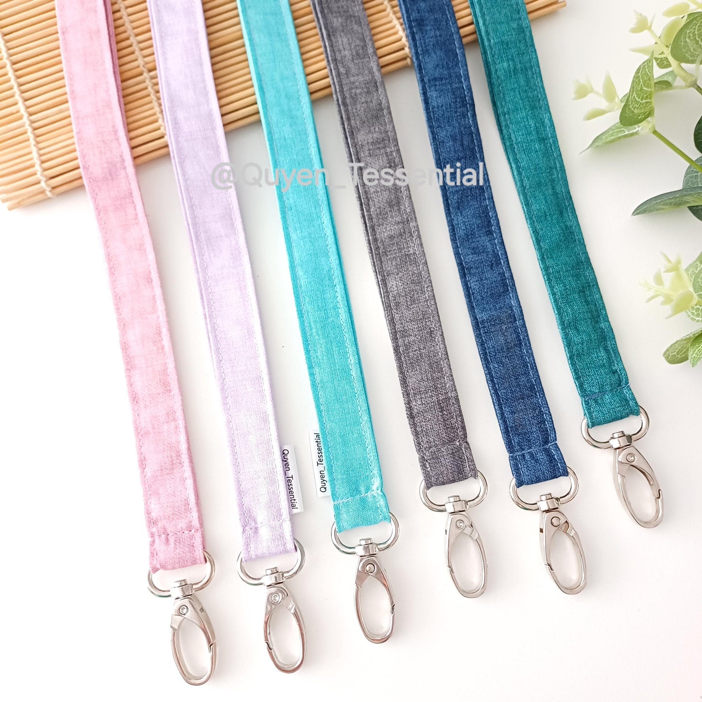 Personalized Cotton Lanyard with Pen Loop: ID Badge & Glasses Holder
