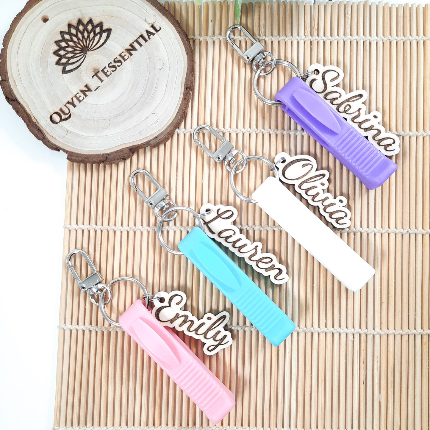 Boho Names Ampoule opener keyring - Personalised Vial opener - Lanyard/ badge reel accessories - Student Midwife / Nurse / Doctor gift