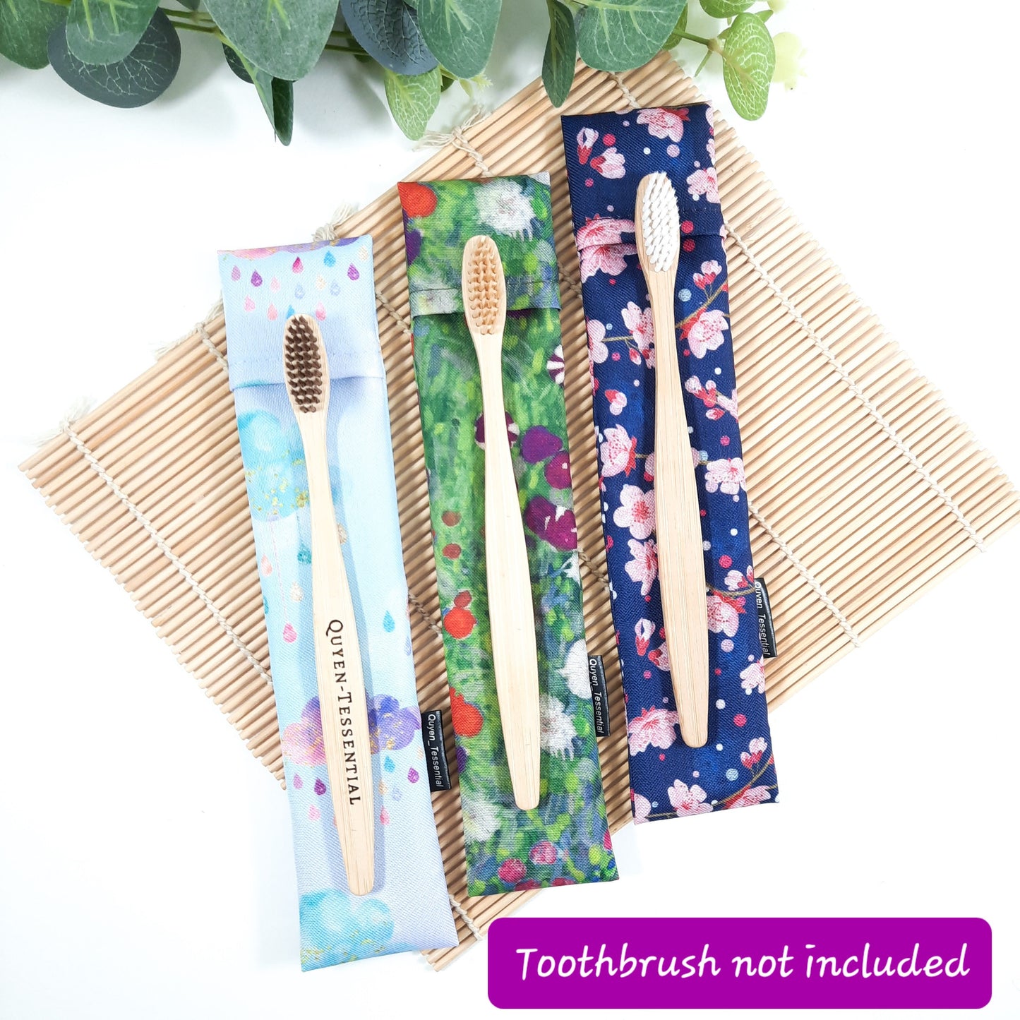 Reusable Waterproof Toothbrush Holder – Sustainable Travel Pouch
